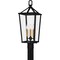 Quoizel Hull Outdoor Post 3 Light Matte Black HUL9009MBK - alternate 1